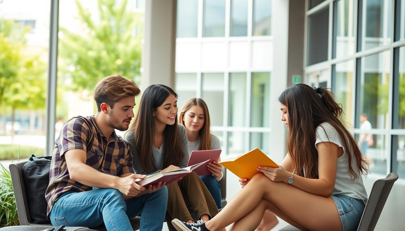 Students and educational resources in a modern learning environment