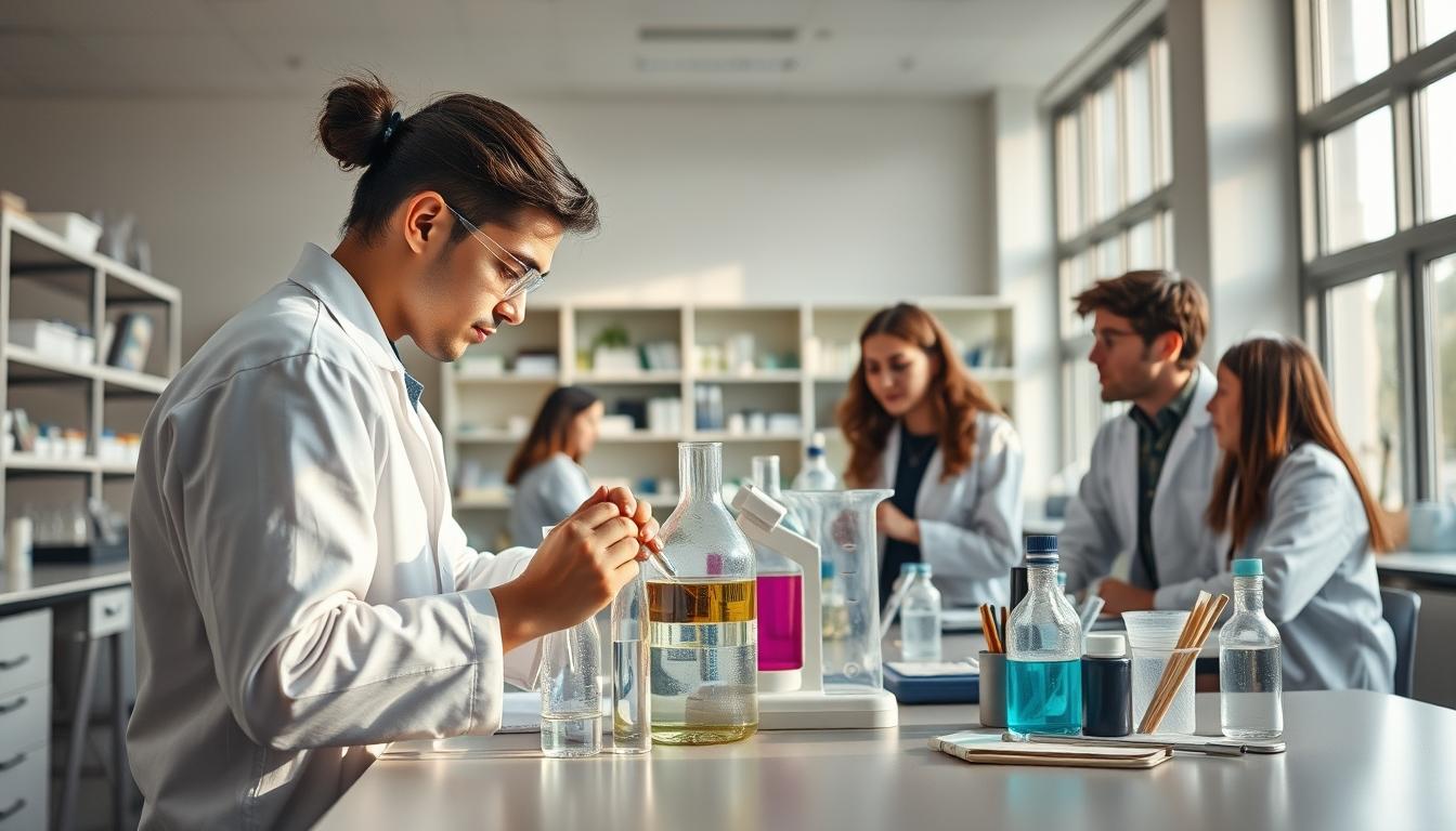 Modern university campus for students